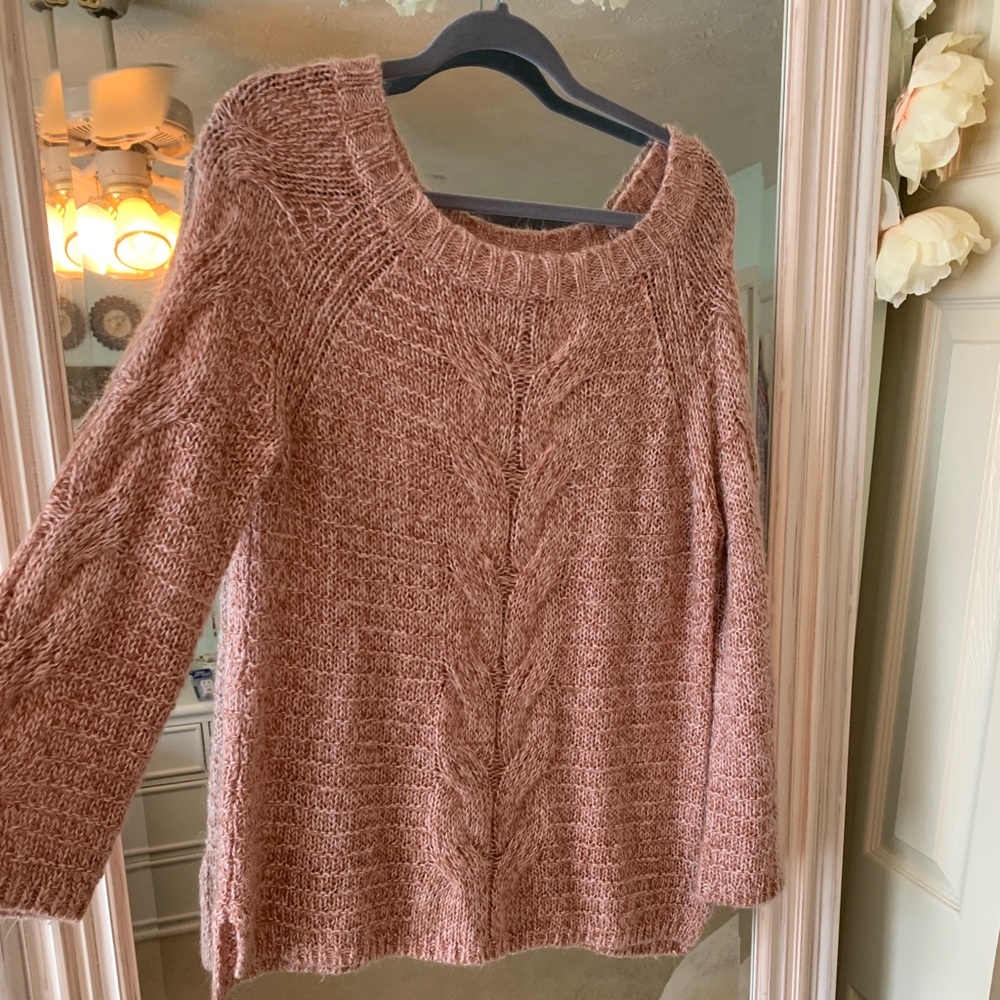 Pink sweater